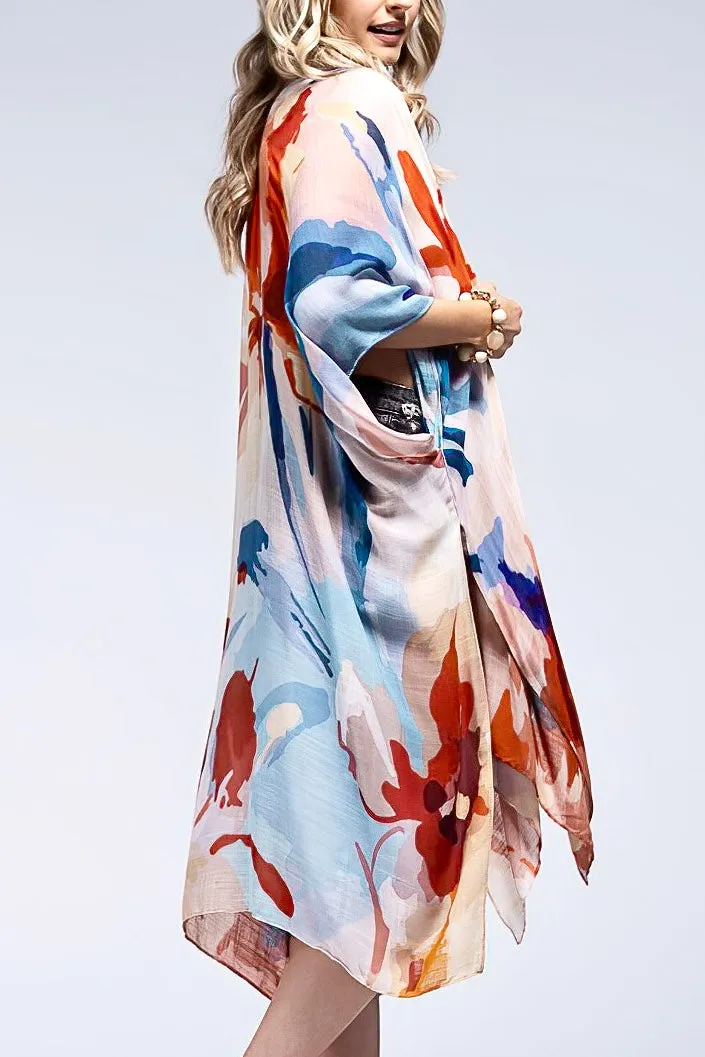 Surfside Floral Kimono