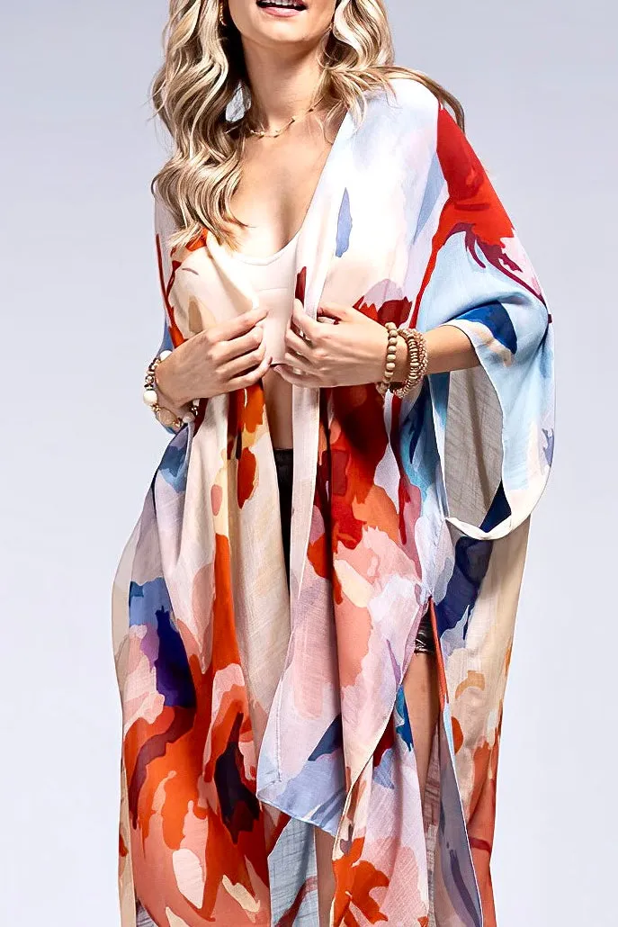 Surfside Floral Kimono