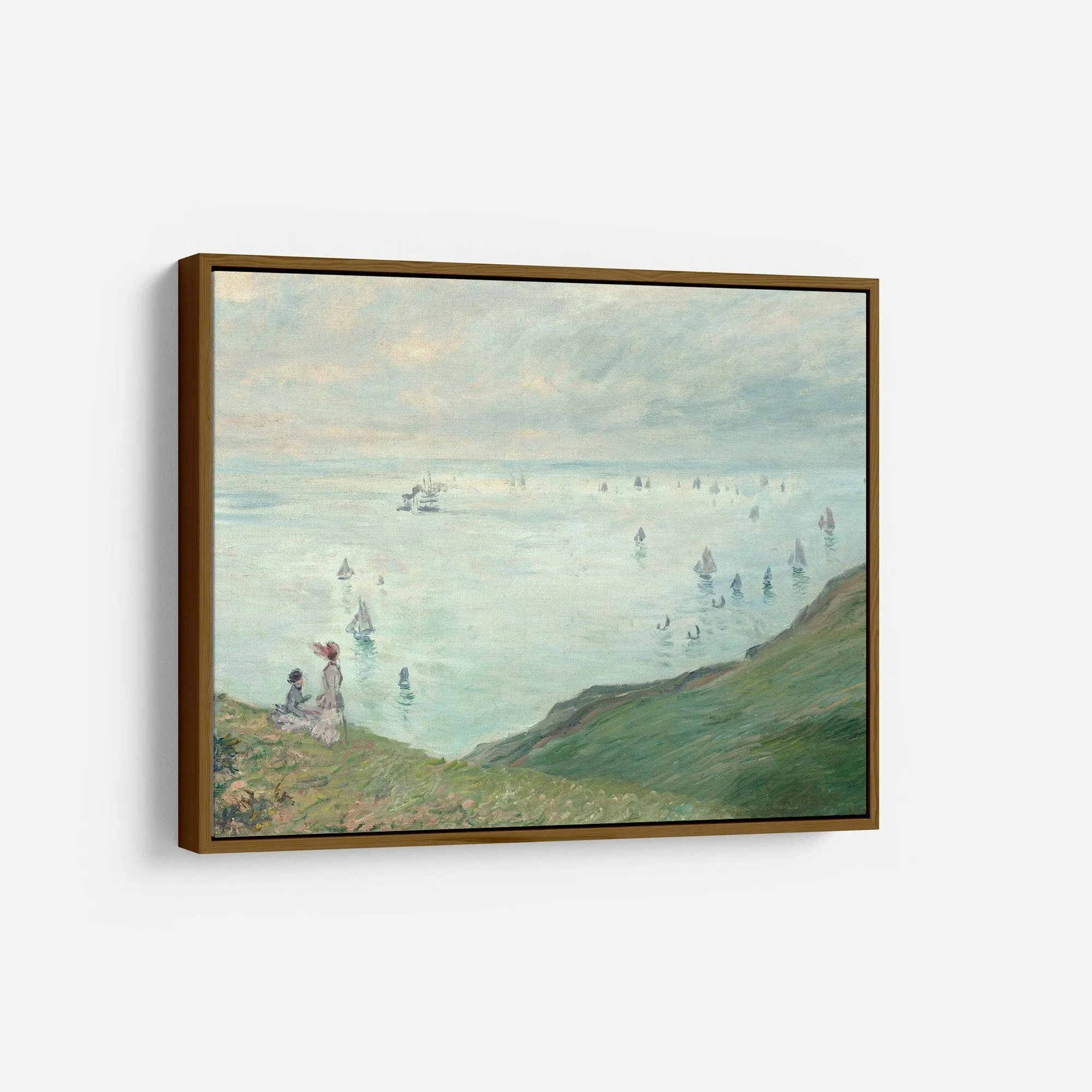 The Cliffs at Pourville - Vintage Coastal Beach Wall Art