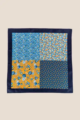 Yellow 4 Way Silk Handkerchief